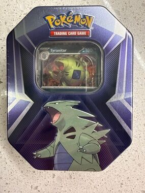 Pokémon Trading Card Game Triple Whammy Tyranitar Tin